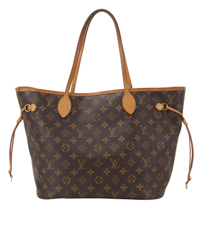 Neverfull MM, &pound;850, Handbags, Brown, Canvas, Front view